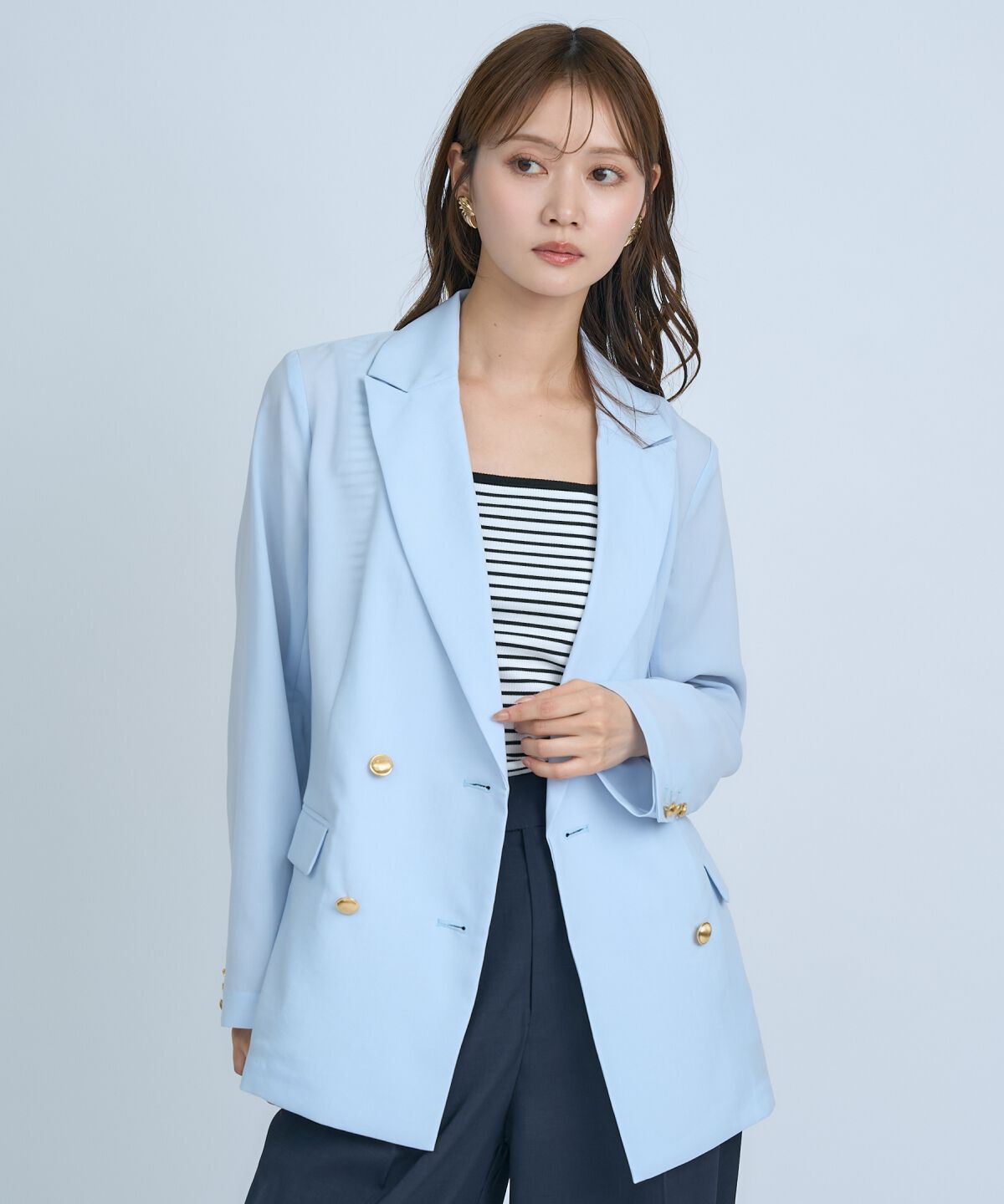 アンドクチュール「シアーテーラードジャケット」|テーラードジャケット|