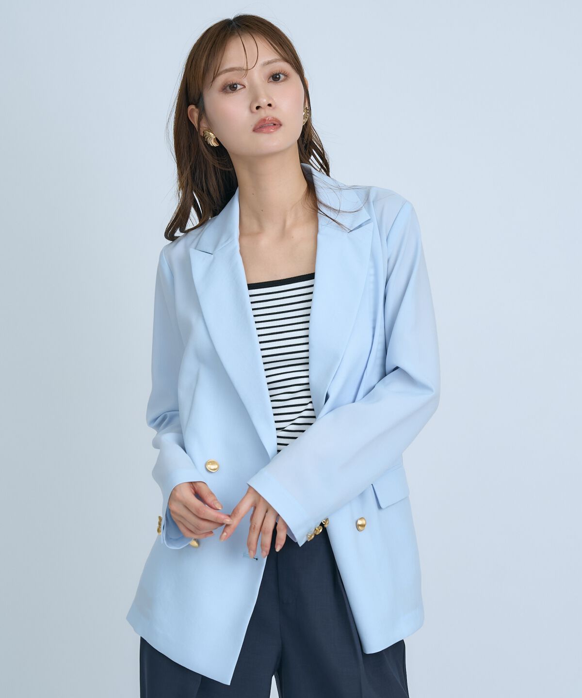 アンドクチュール「シアーテーラードジャケット」|テーラードジャケット|