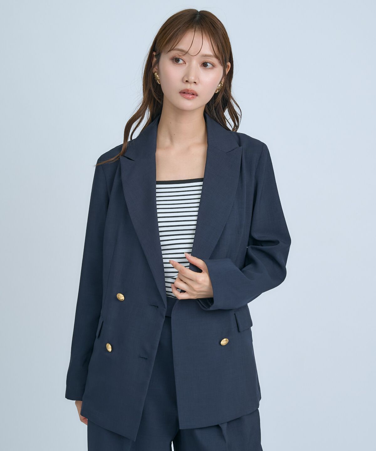 アンドクチュール「シアーテーラードジャケット」|テーラードジャケット|