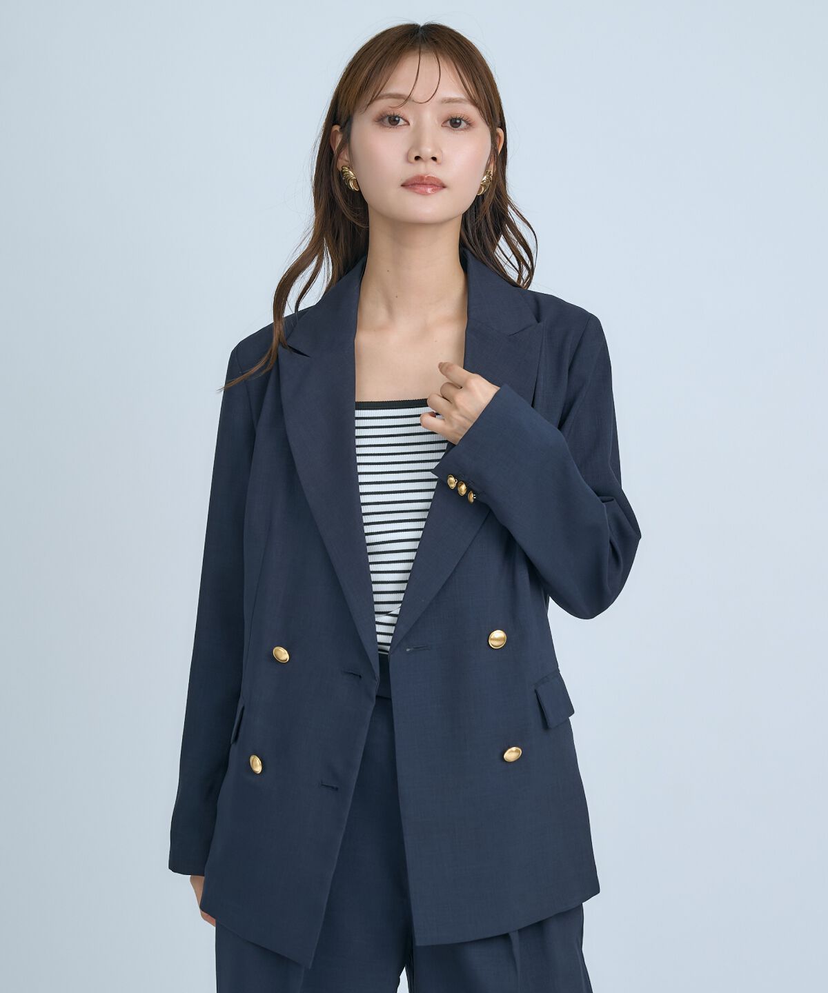 アンドクチュール「シアーテーラードジャケット」|テーラードジャケット|