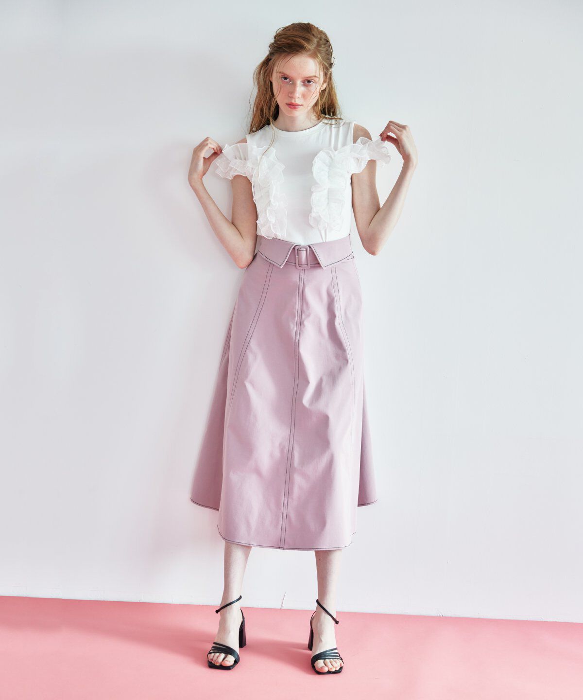 REDYAZEL「2WAYフリルトップス」|Tシャツ・カットソー|