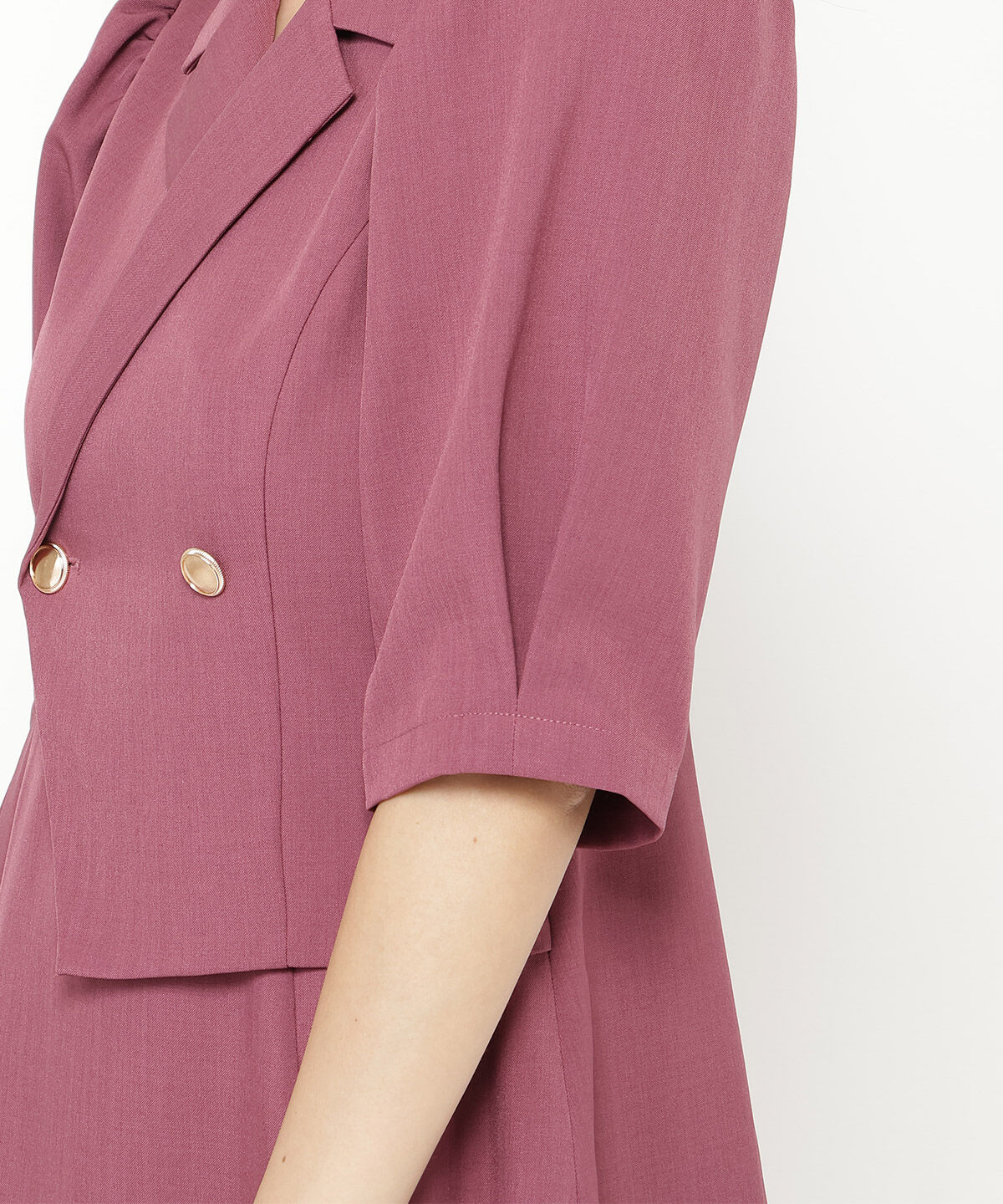 REDYAZEL「ジャケットレイヤードアシメミニワンピース」|ワンピース|