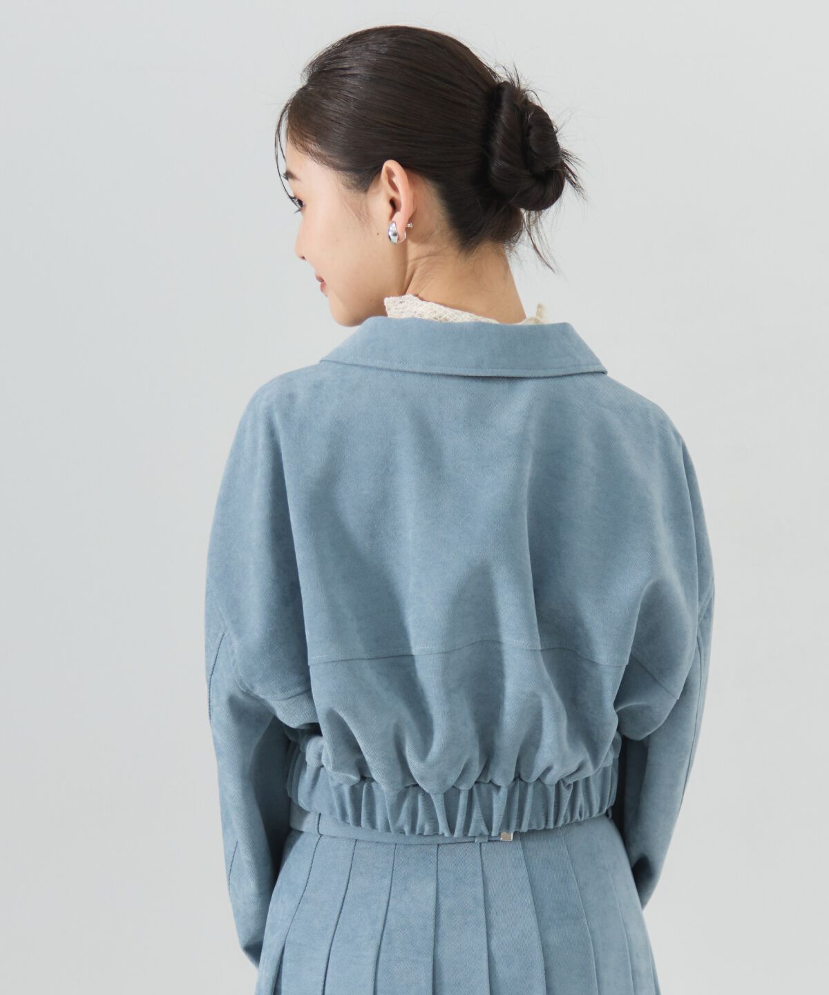 REDYAZEL「フロントジップショートブルゾン」|ブルゾン・スタジャン|