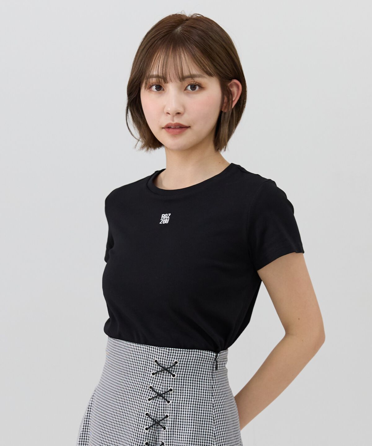 REDYAZEL「REDYAZEL刺繍Ｔシャツ」|Tシャツ・カットソー|ブラック