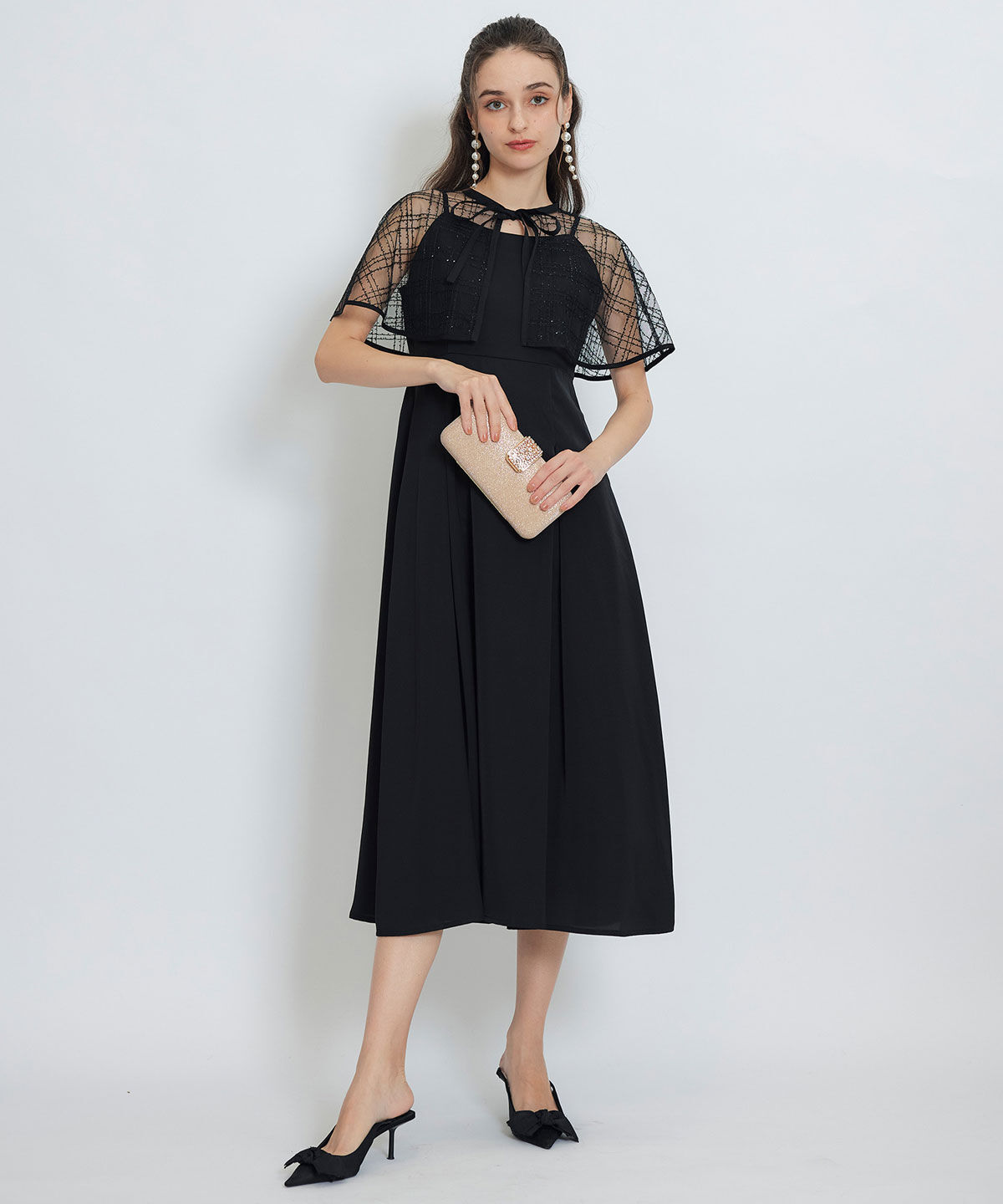 REDYAZEL「グリッター2WAYクラッチバッグ」|ショルダー・メッセンジャー|