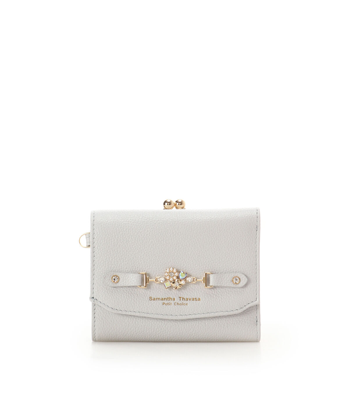 Samantha Thavasa Petit Choice「フラワービット 折財布」|財布|ライトブルー
