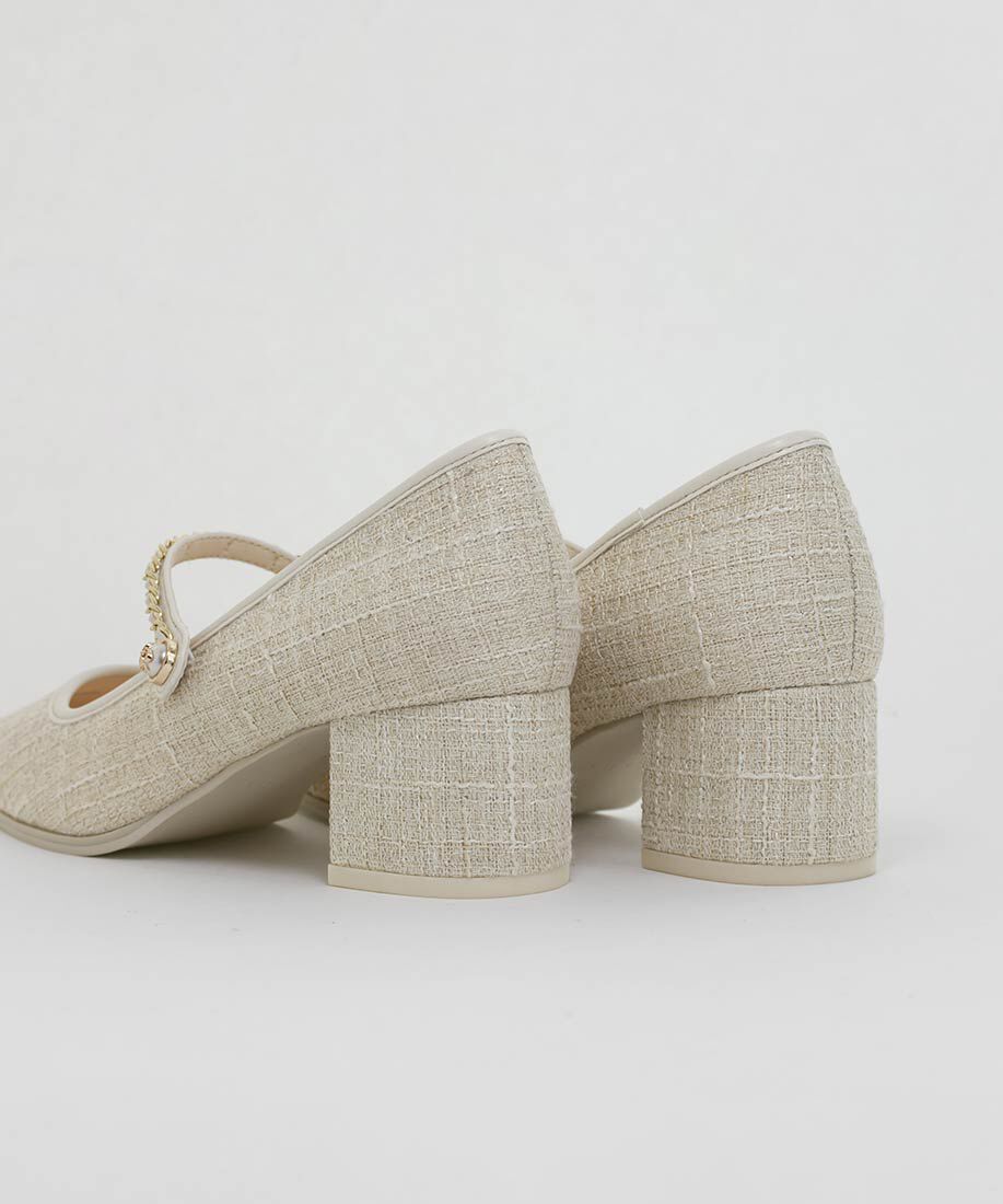  「チェーンストラップメリージェーンパンプス」|パンプス|