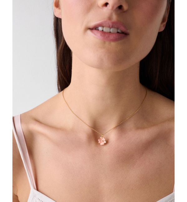 kate spade new york「ゴールデン ブルーム フラワー ペンダント」|ネックレス|