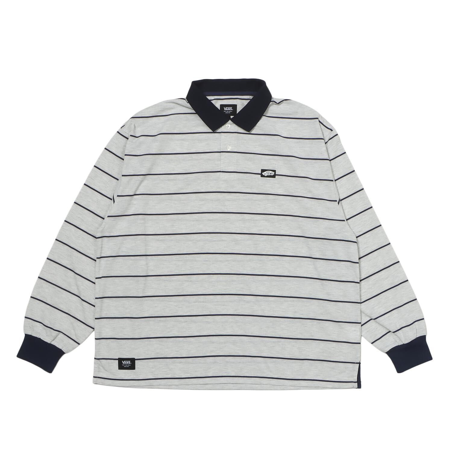 VANS「【VANSｱﾊﾟﾚﾙ(WJ)】CAVE JERSEY LS Polo Shirts」|Tシャツ・カットソー|グレー