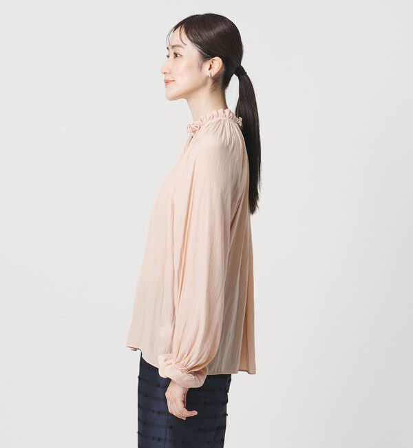 UNITED ARROWS「ボリュームギャザー ブラウス ‐ウォッシャブル‐」|シャツ・ブラウス|