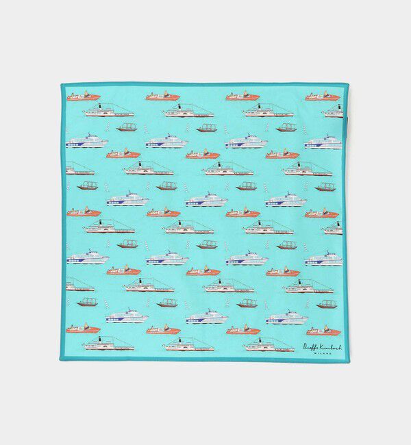 UNITED ARROWS「＜Dieffe Kinloch＞Boats ハンカチ」|ハンカチ|