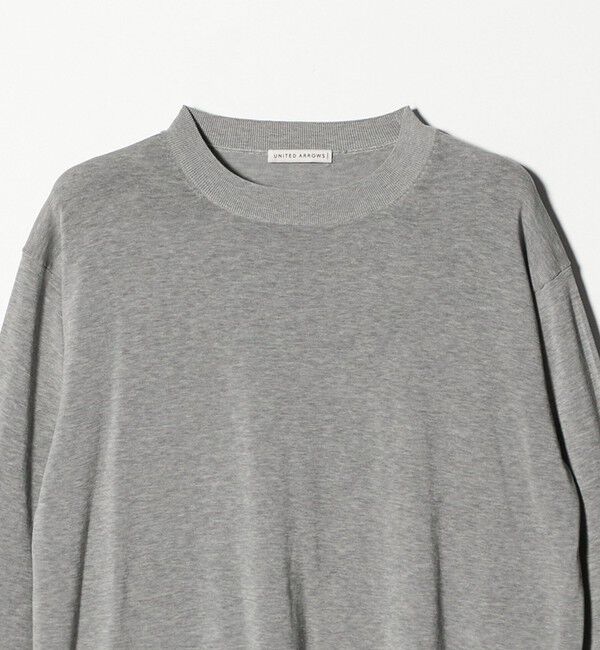 UNITED ARROWS「ハイツイストコットン ハイゲージ クルーネックニット 接触冷感」|ニット・セーター|