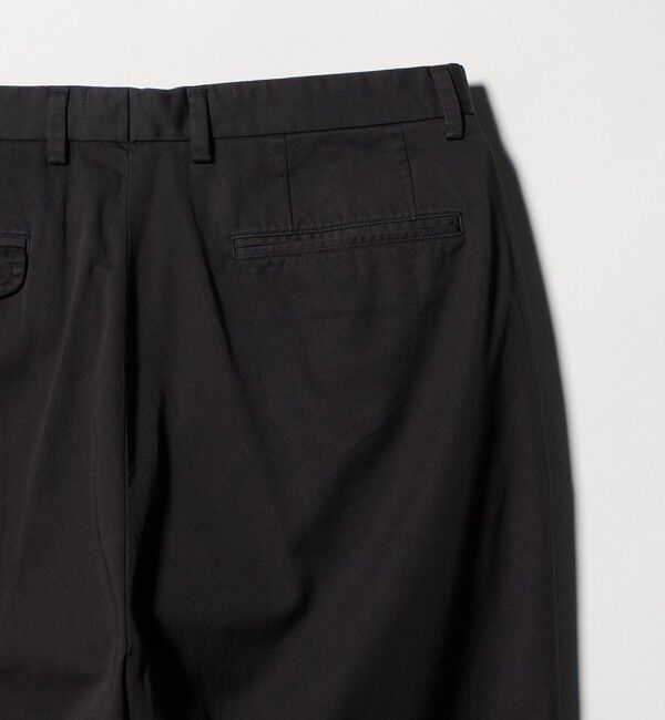 UNITED ARROWS「＜District＞コットン ツイル オーバーダイ 2プリーツ パンツ」|チノ|