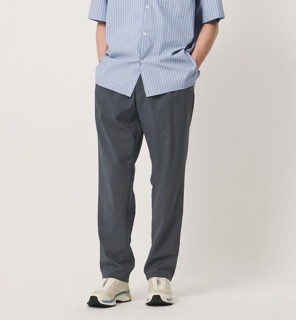 UNITED ARROWS「サマーポリエステル ナチュラルポプリン オールギャザー 1プリーツ イージーパンツ」|その他|