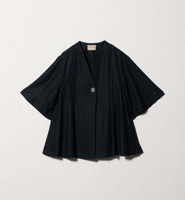 UNITED ARROWS「Spiree IAS ブラウス ‐UVカット 接触冷感 ウォッシャブル‐」|シャツ・ブラウス|NAVY