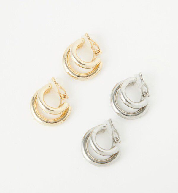 UNITED ARROWS green label relaxing「2ライン イヤリング」|イヤリング|