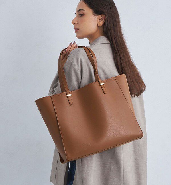 UNITED ARROWS green label relaxing「【WEB限定】ワンポイント シンプル トートバッグ（ソフトPCバッグ付） / A4 / 通勤」|トートバッグ|