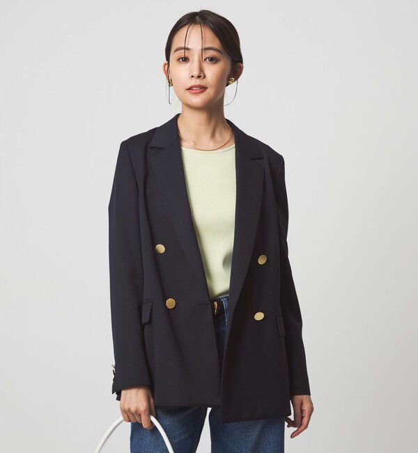 UNITED ARROWS green label relaxing「［size SHORTあり］Greed グリード ダブル ジャケット ウォッシャブル」|テーラードジャケット|