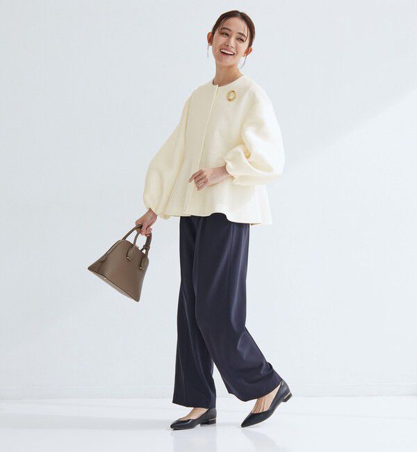 UNITED ARROWS green label relaxing「［size SHORTあり］fleurie(フルリー) フォルム ジャケット」|ノーカラージャケット|