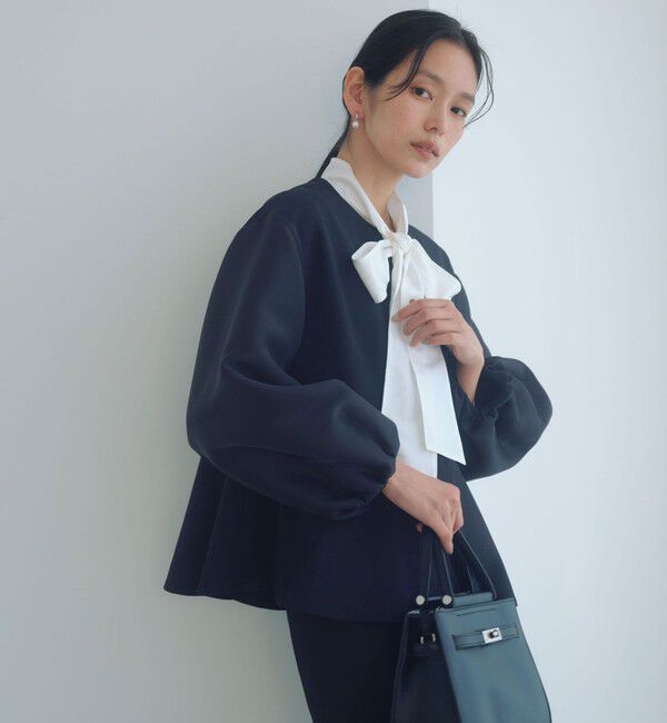 UNITED ARROWS green label relaxing「［size SHORTあり］fleurie(フルリー) フォルム ジャケット」|ノーカラージャケット|