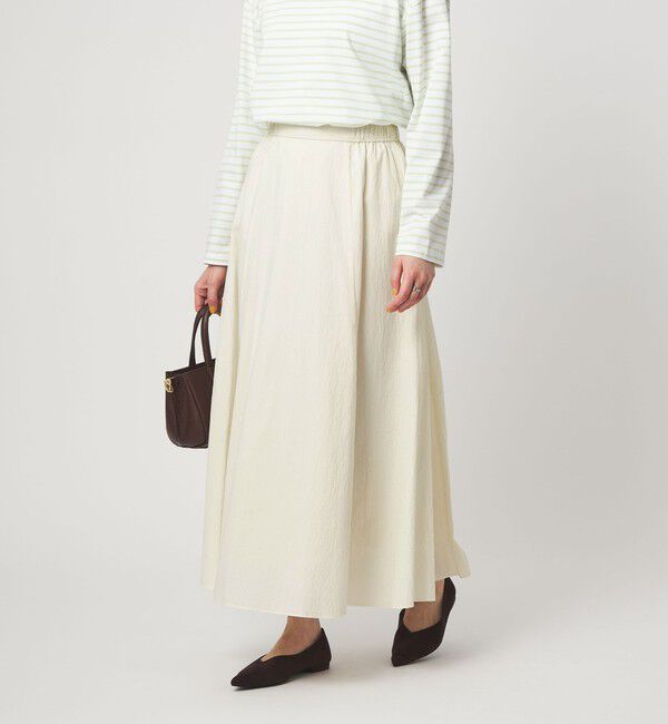 UNITED ARROWS green label relaxing「ポコポコ フレア スカート」|フレア|