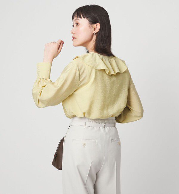 UNITED ARROWS green label relaxing「ラッフル ブラウス」|シャツ・ブラウス|