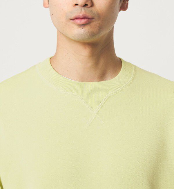 UNITED ARROWS green label relaxing「コットン シルク ミックス インレイ クルーネック ニット」|ニット・セーター|