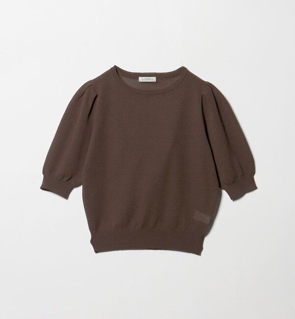 UNITED ARROWS green label relaxing「ハニカム タック スリーブ プルオーバー ニット」|ニット・セーター|