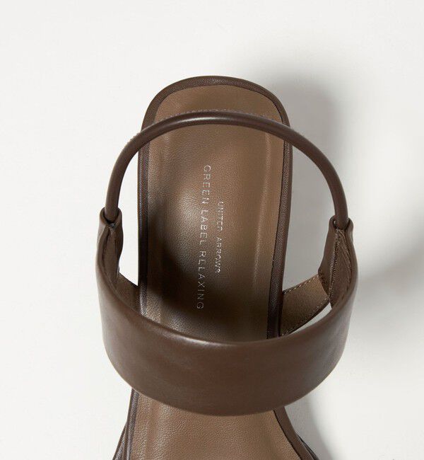 UNITED ARROWS green label relaxing「ストレッチ ストラップ サンダル」|パンプス|