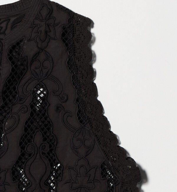 UNITED ARROWS green label relaxing「エンブロイダリー ベスト」|ベスト・ジレ|