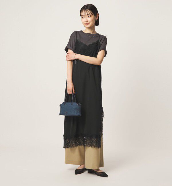 UNITED ARROWS green label relaxing「レース Vネック キャミソール ワンピース」|ワンピース|