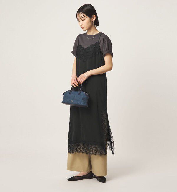 UNITED ARROWS green label relaxing「レース Vネック キャミソール ワンピース」|ワンピース|