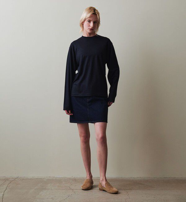 STEVEN ALAN「＜Steven Alan＞ウール ジャージー ロングスリーブ Tシャツ」|Tシャツ・カットソー|