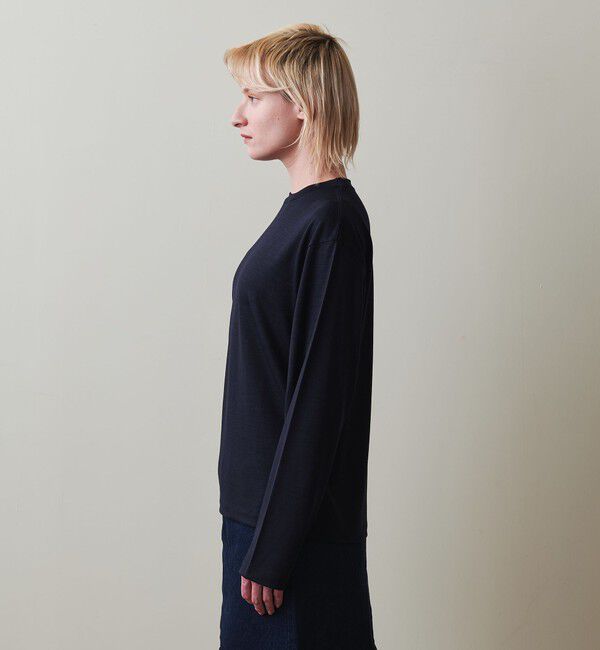 STEVEN ALAN「＜Steven Alan＞ウール ジャージー ロングスリーブ Tシャツ」|Tシャツ・カットソー|