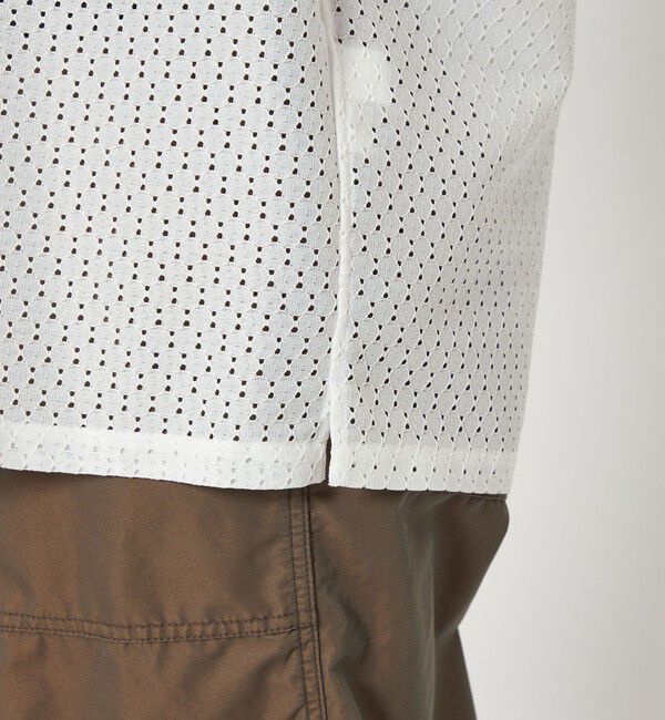 MONKEY TIME「アイレットラッセル オープンカラー シャツ」|シャツ・ブラウス|