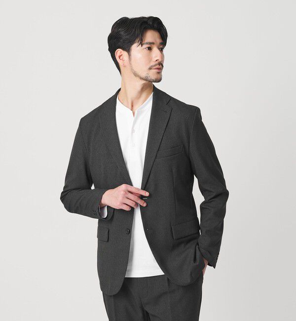 BEAUTY&YOUTH UNITED ARROWS「【WEB限定 WARDROBE SMART】LANATEC セットアップ/背抜きジャケット＆イージーパンツ」|スーツ|