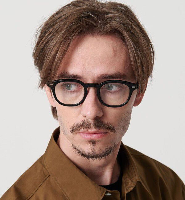 BEAUTY&YOUTH UNITED ARROWS「【別注】＜KANEKO OPTICAL（金子眼鏡）＞John ジョン アイウェア」|メガネ|BLACK