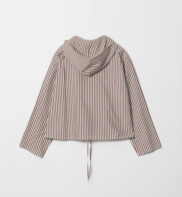 STEVEN ALAN「＜Steven Alan＞コットン キュプラ ストライプ フード シャツ」|シャツ・ブラウス|