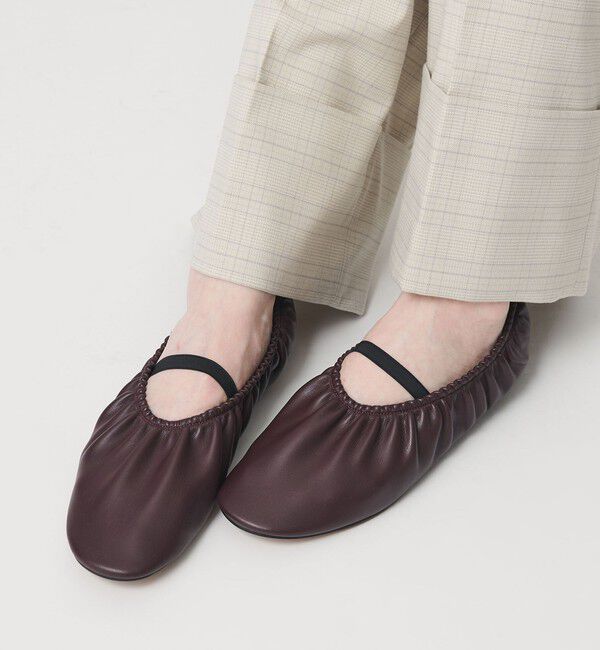 BEAUTY&YOUTH UNITED ARROWS「ギャザー バレエシューズ」|バレエシューズ|WINE