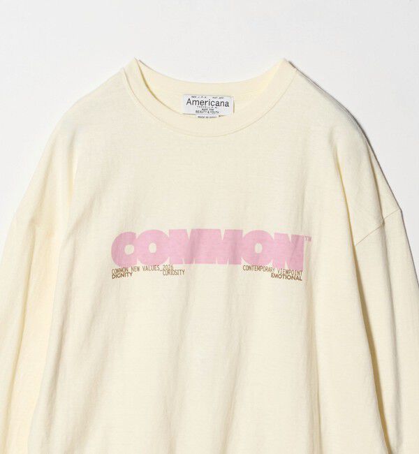 BEAUTY&YOUTH UNITED ARROWS「【別注】＜Americana＞プリント ロングスリーブTシャツ」|Tシャツ・カットソー|