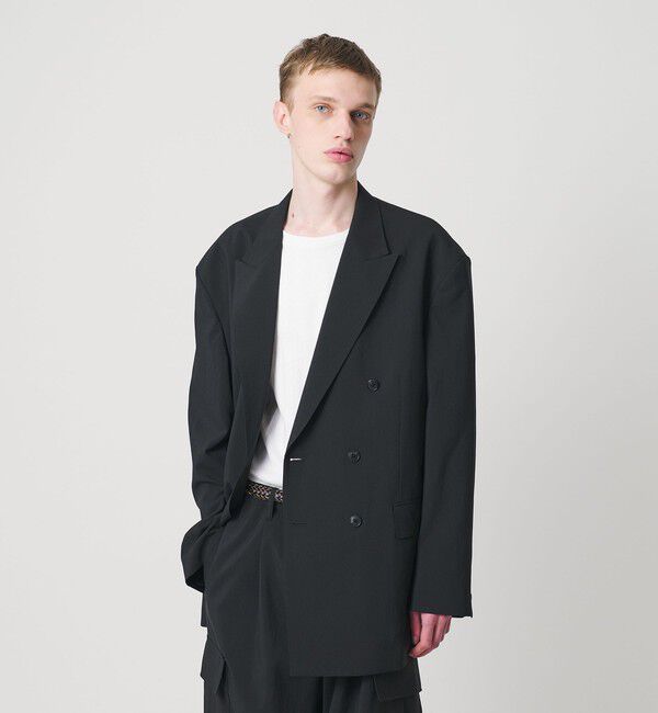 MONKEY TIME「RENU TROシリーズ ダブル ブレスト ジャケット -セットアップ対応-」|テーラードジャケット|