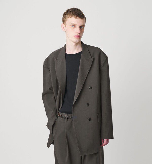 MONKEY TIME「RENU TROシリーズ ダブル ブレスト ジャケット -セットアップ対応-」|テーラードジャケット|