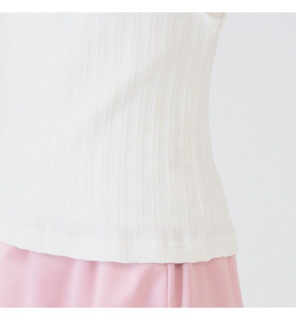 Ray BEAMS 「RIB キリカエ アシメネック Tシャツ」|Tシャツ・カットソー|