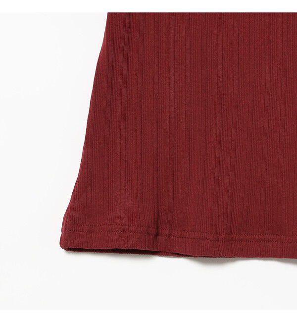 Ray BEAMS 「RIB キリカエ アシメネック Tシャツ」|Tシャツ・カットソー|