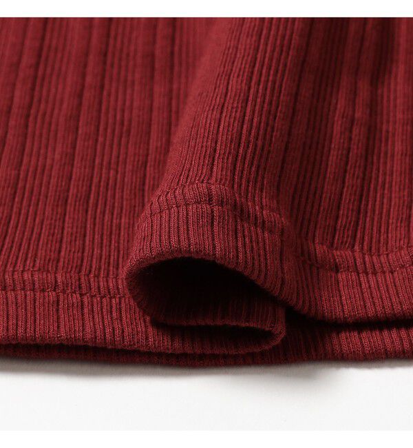 Ray BEAMS 「RIB キリカエ アシメネック Tシャツ」|Tシャツ・カットソー|