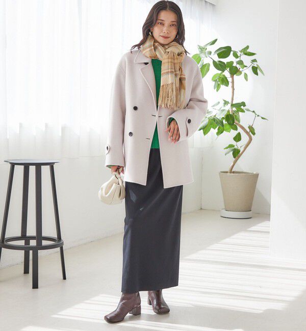 SHIPS for women「チェック カシミヤ ストール」|ストール|