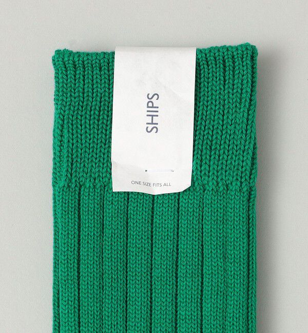 SHIPS「SHIPS: ベーシック リブ カラーソックス」|ソックス|