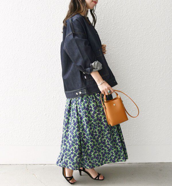 SHIPS any「《一部追加予約》SHIPS any: ノーカラー デニム ブルゾン［SHIPS any DENIM］」|デニムジャケット|