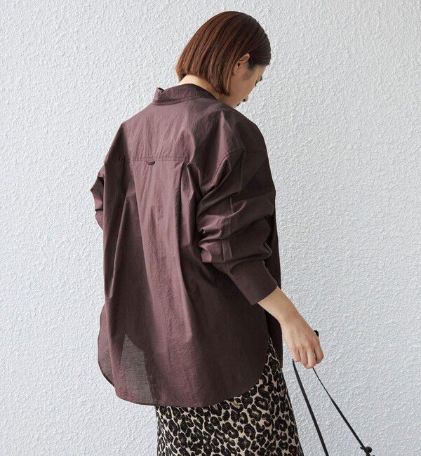 SHIPS for women「〈手洗い可能〉綿 ナイロン シアー オーバー シャツ ◇」|シャツ・ブラウス|