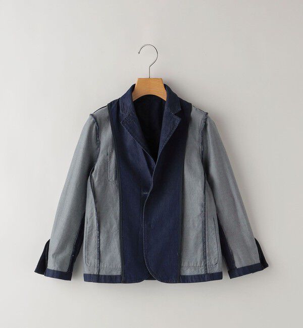SHIPS KIDS「ARCH＆LINE:125cm / インディゴ ベーシック ジャケット」|テーラードジャケット|